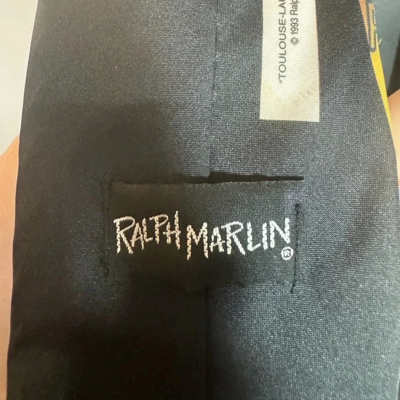 Vintage 90s Toulouse-Lautrec Posters Tie - Picture 6 of 8